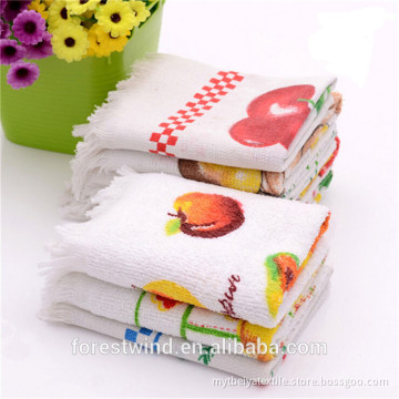 Factory Price Terry Printed Cotton Kitchen Tea Towel